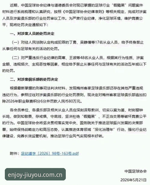 中国足协第三批禁足名单详解：17人终身禁赛，48人受罚